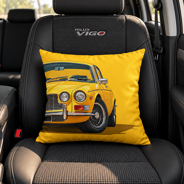 The Yellow Roadster Cushion Cover Trendy Home
