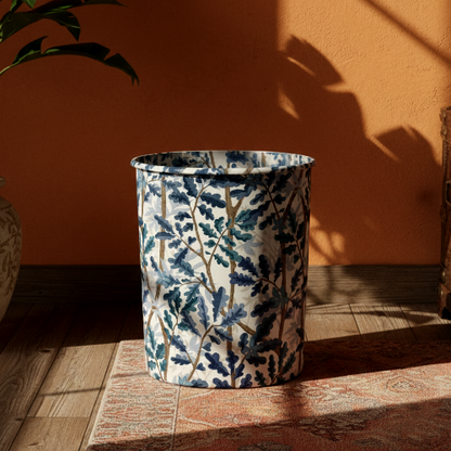 Printed - Blue Oak Dustbin Trendy Home