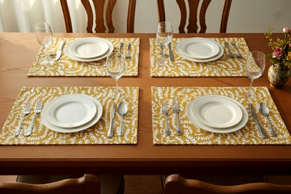 Printed - Mustard Mist Table Mat Trendy Home