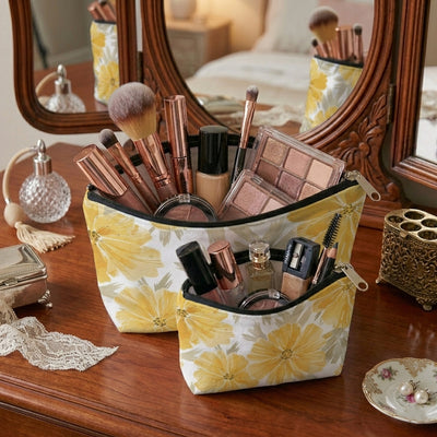 Printed - Honey Blossom Cosmetic Pouch Trendy Home