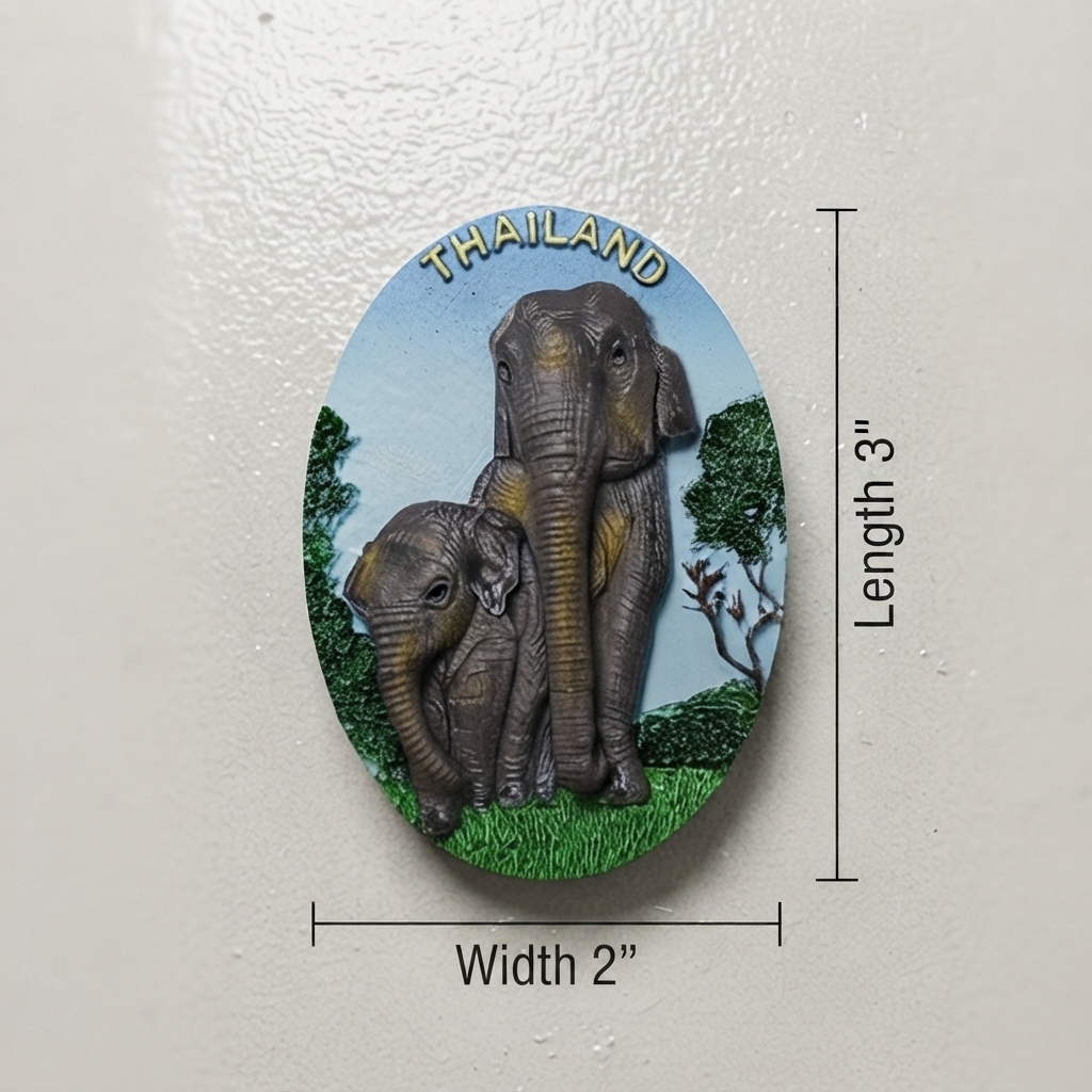 Resin - Thailand Fridge Magnet