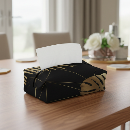 Printed - Night Leaves Tissue Box
