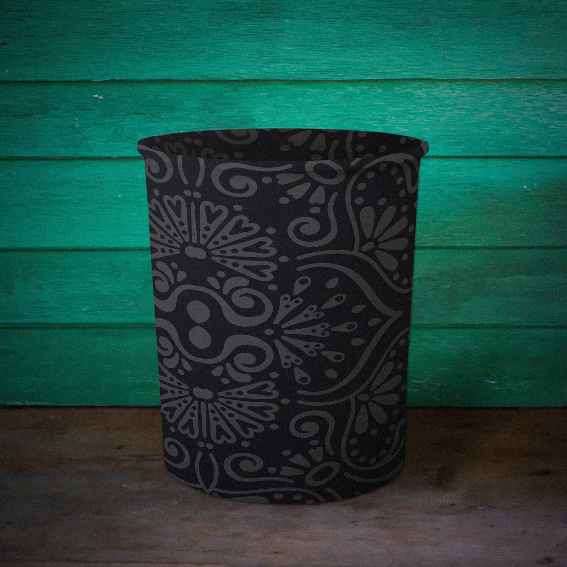 Black Pearls Dustbin Trendy Home