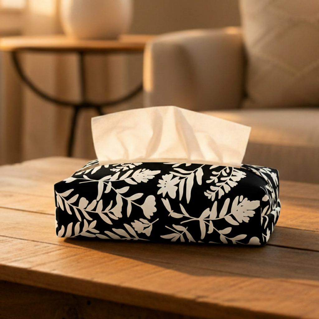 Printed - Luna Meadows Tissue Box Trendy Home