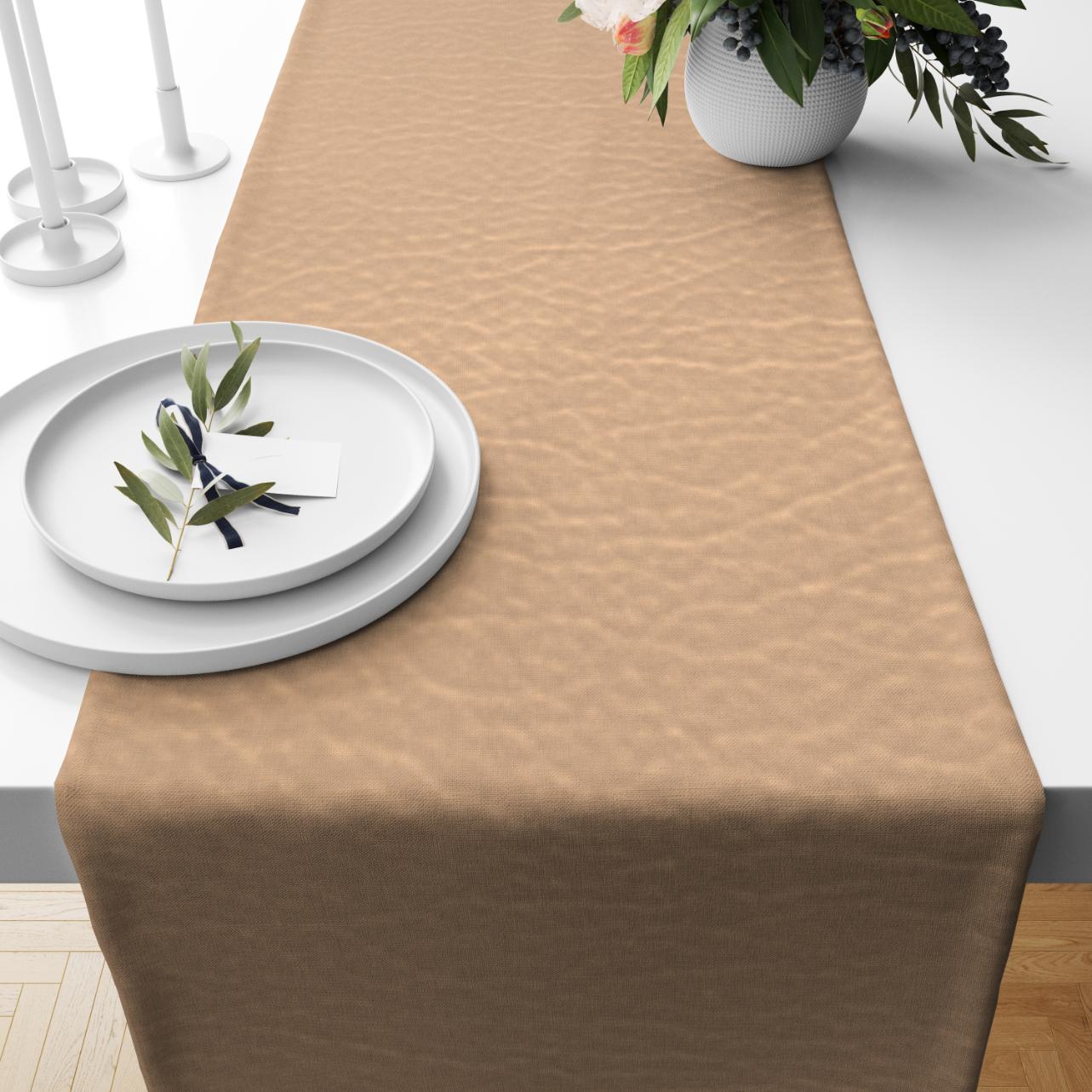 Leather - Peach Table Runner Trendy Home