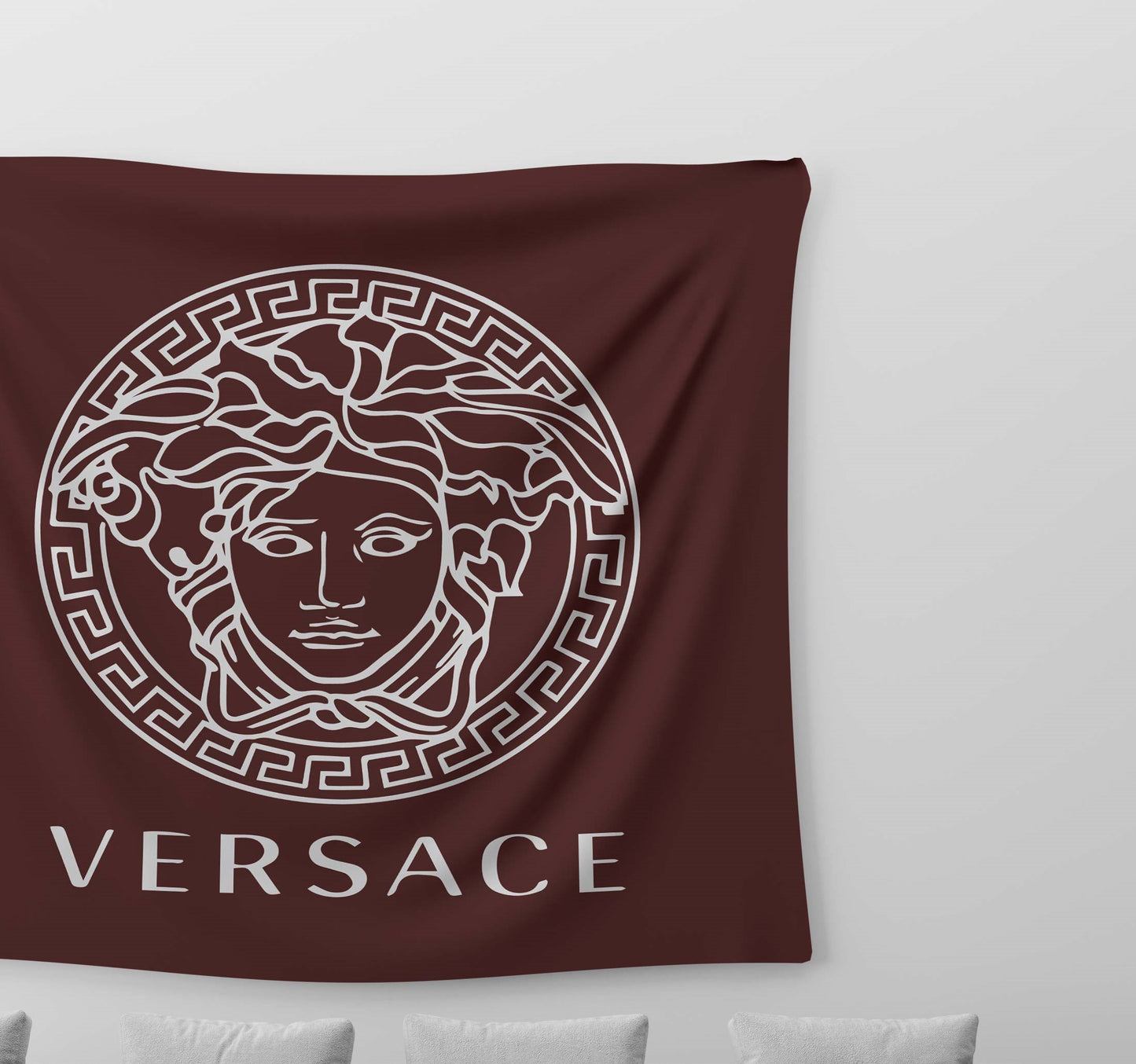 Red Versace Tapestry Trendy Home