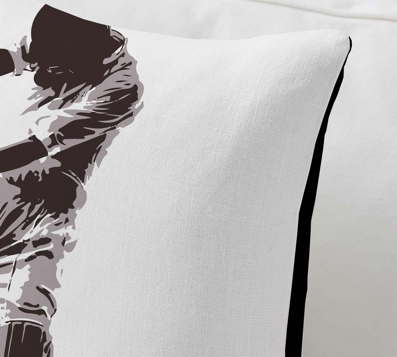 Batsman's Art Cushion Cover Trendy Home