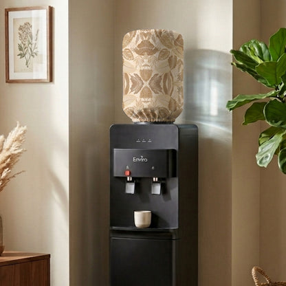 Printed - Sandy Beige Fern Bottle Dispenser Cover