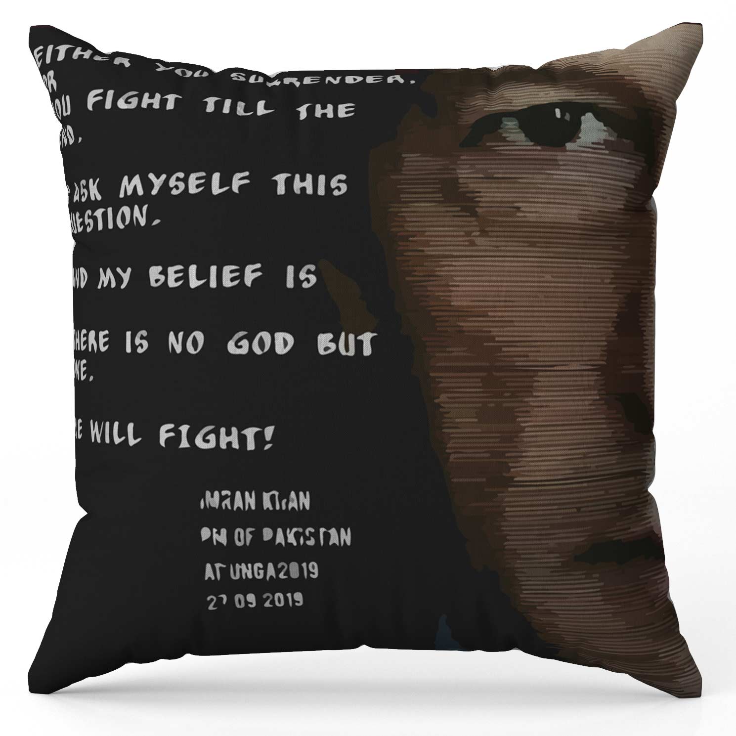 Imran Khan's Belief Cushion Cover cushion cover sale