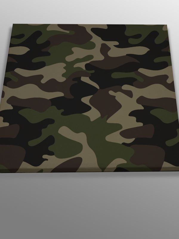 Camouflage Cushion Portrait trendy home