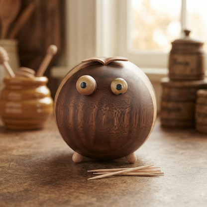 Wooden - Bee Toothpick Holder