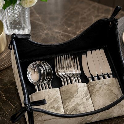 Turkish Velvet - Pearl Cutlery Tray Trendy Home