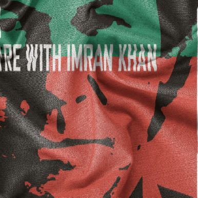 We Are With Imran Khan Cushion Cover Clearance Sale 2024