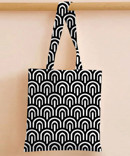 Printed - Monochrome Arch Tote Bag Trendy Home