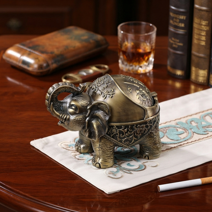 Metallic - Elephant Ashtray