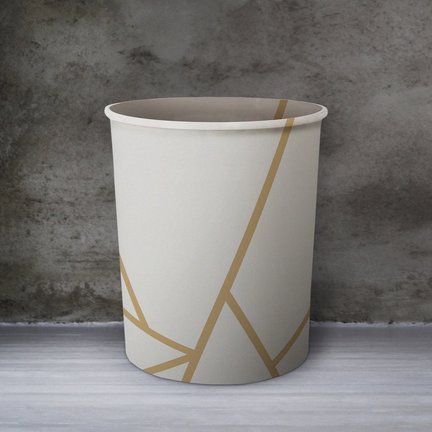 Franklin White Dustbin Trendy Home