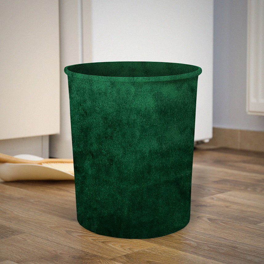 Malai Velvet - Emerald Dustbin Trendy Home