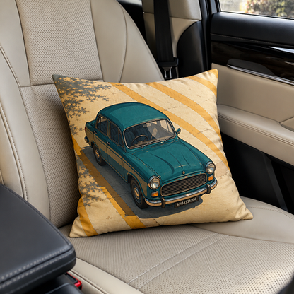 Classic Teal Cruiser Cushion Cover Trendy Home