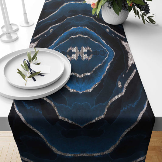 Printed - Blue Moana Table Runner Trendy Home