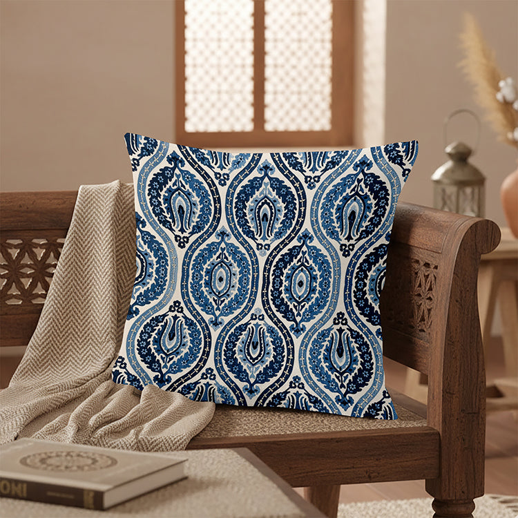 Printed - Moroccan Motif Cushion Cover Trendy Home