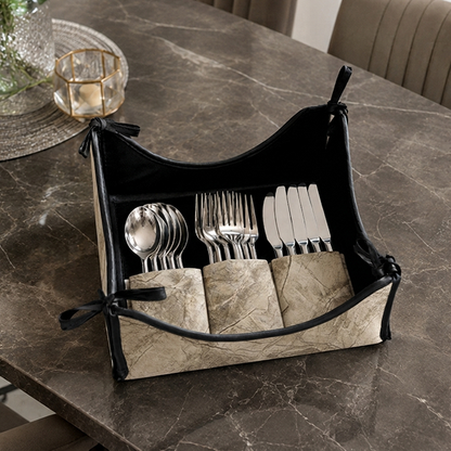 Turkish Velvet - Pearl Cutlery Tray