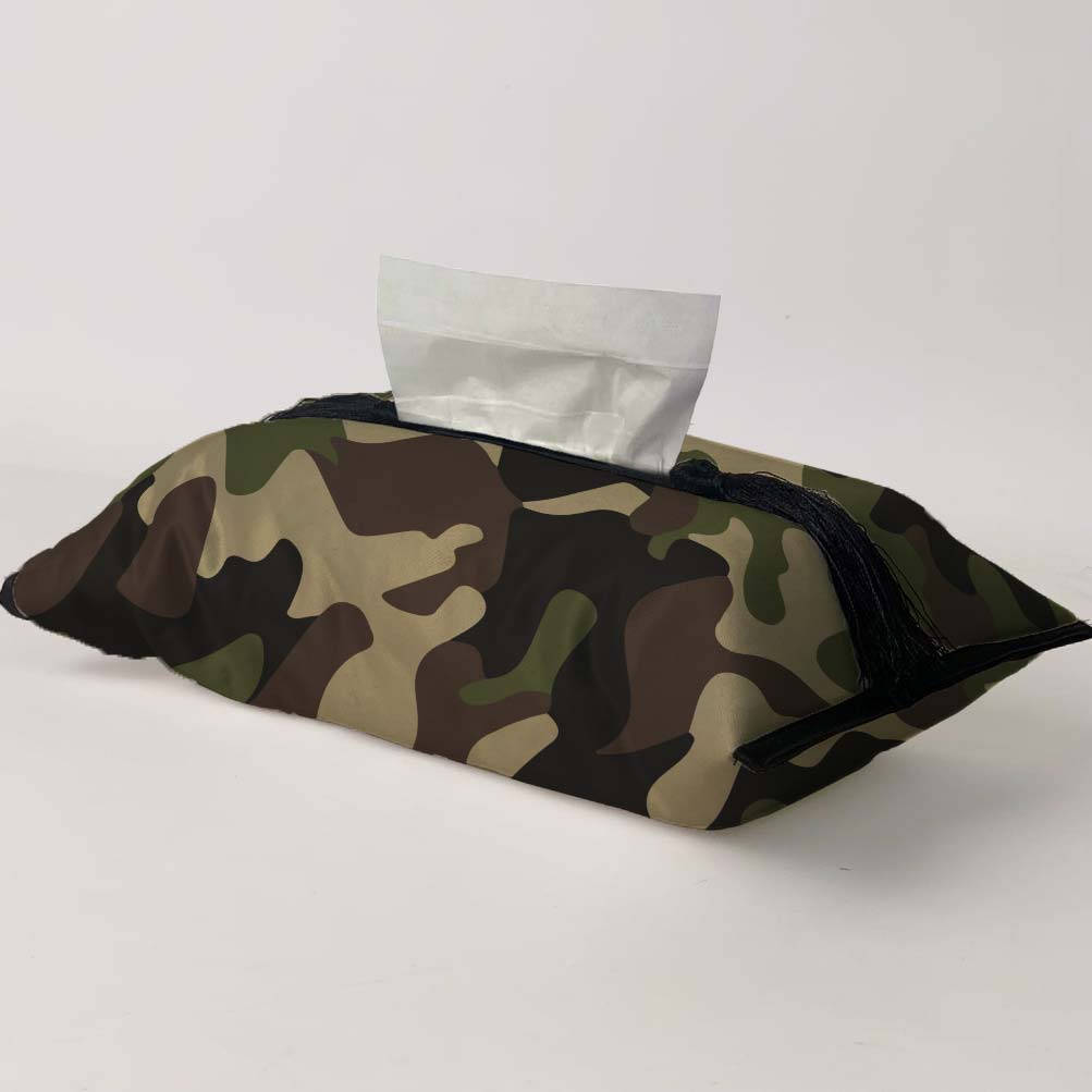 Camouflage Tissue Box Trendy Home