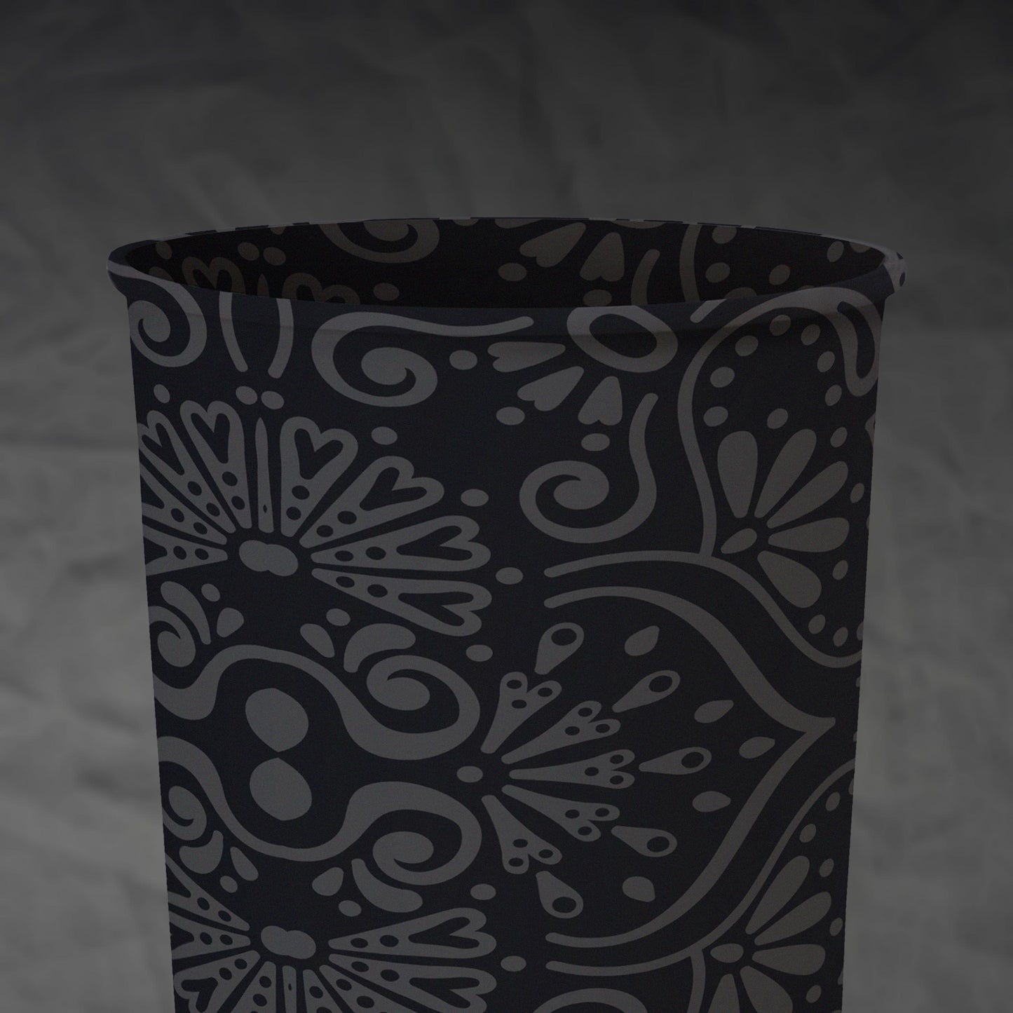 Black Pearls Dustbin Trendy Home