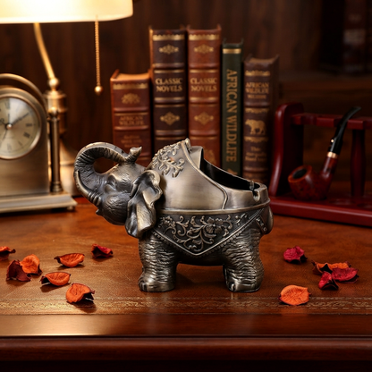 Metallic - Elephant Ashtray