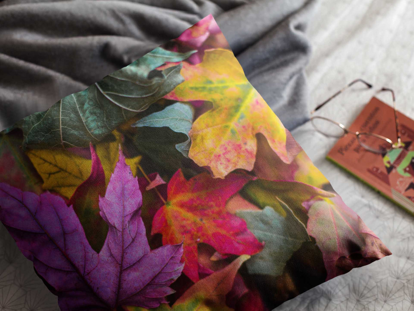 Autumn Leaves Cushion Cover Trendy Home