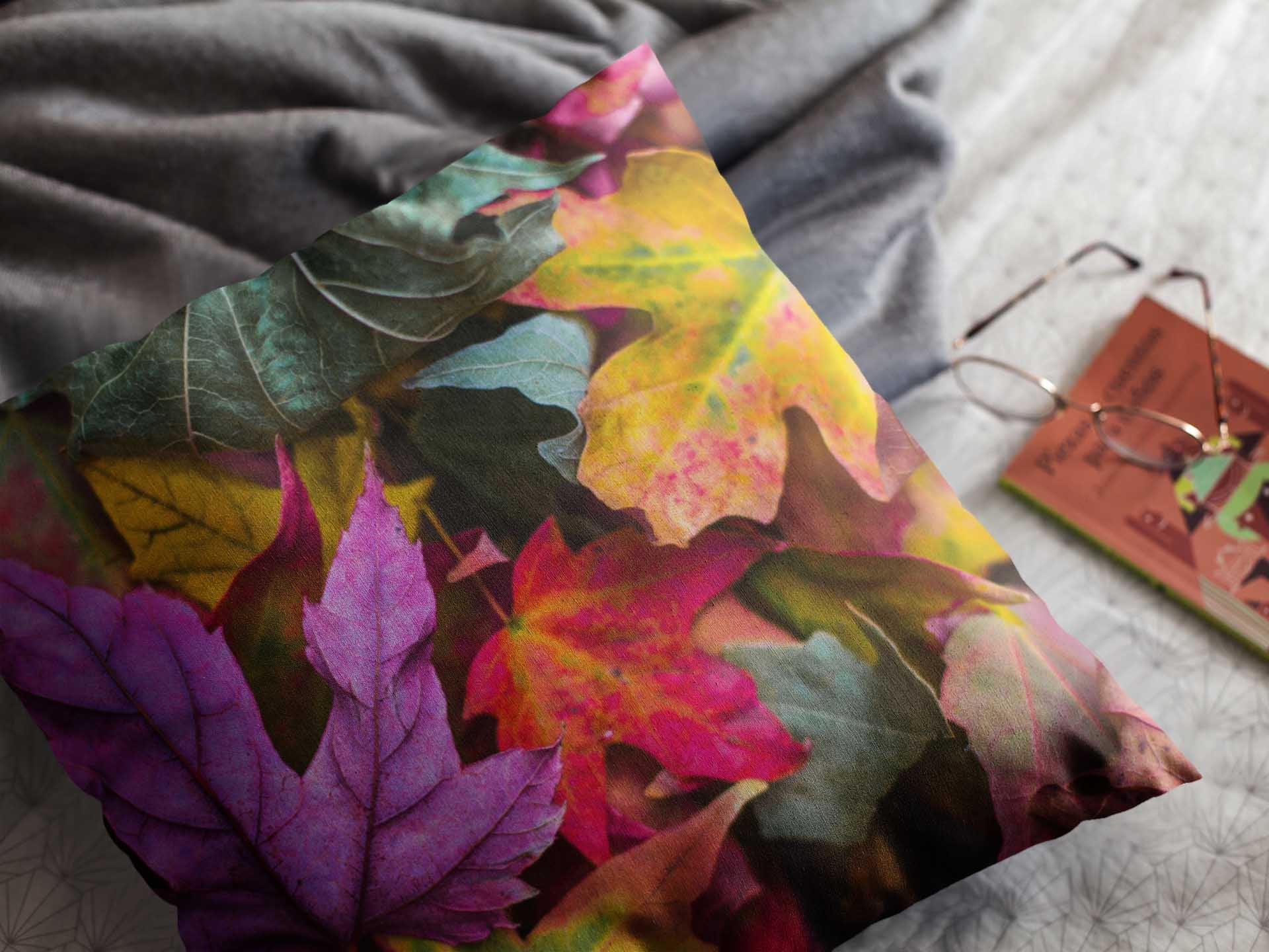 Autumn Leaves Cushion Cover Trendy Home