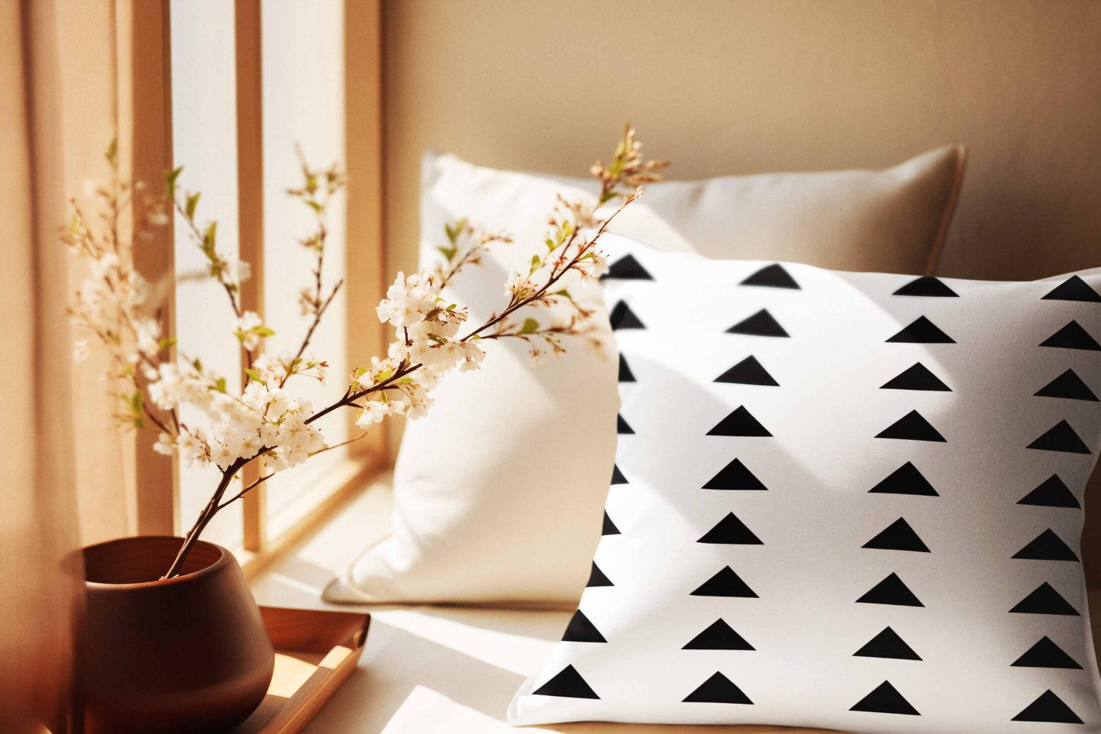 Black Tribal Cushion Cover Trendy Home