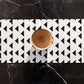 Black Tribal Table Runner Trendy Home