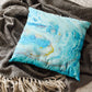 Blue Opal Marble-Stone Cushion Cover Trendy Home