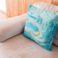 Blue Opal Marble-Stone Cushion Cover Trendy Home