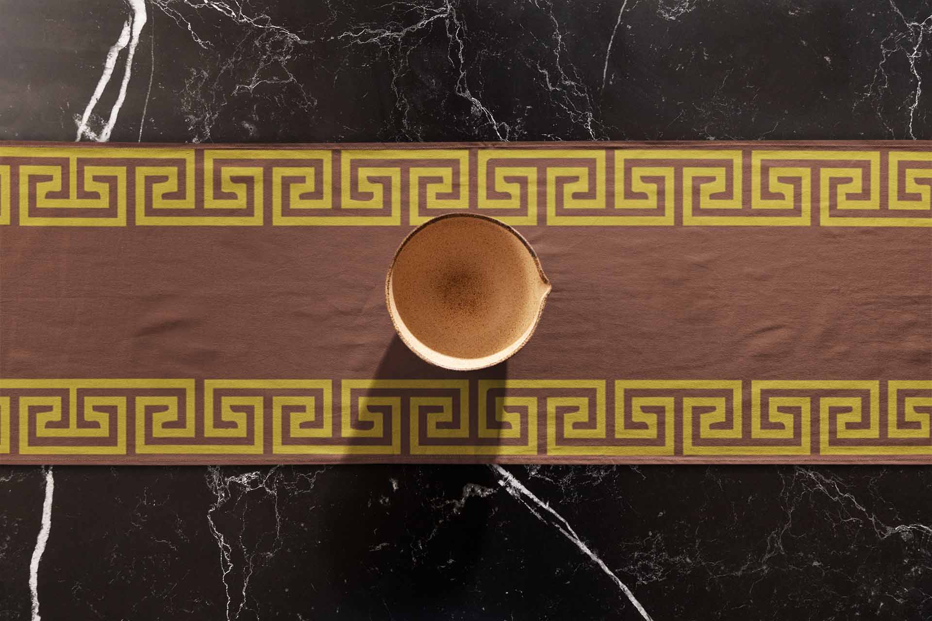 Brown Versace Table Runner table runner sale