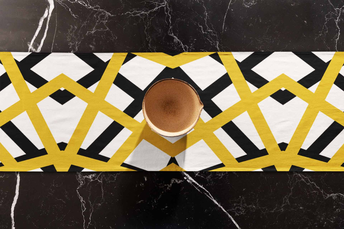 Celestial Gold Table Runner Trendy Home