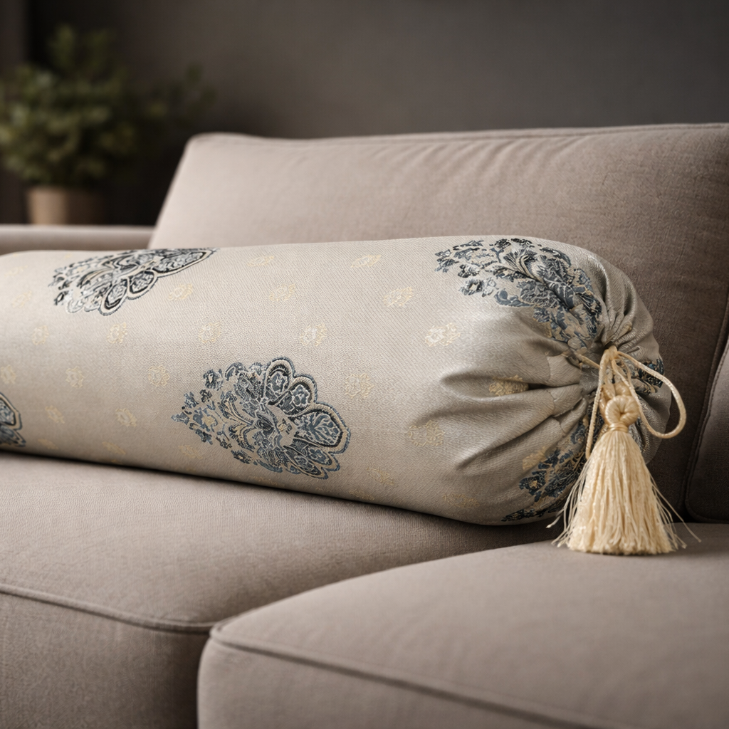 Shanghai - Talqeen Round Pillow Cover (pair) Trendy Home