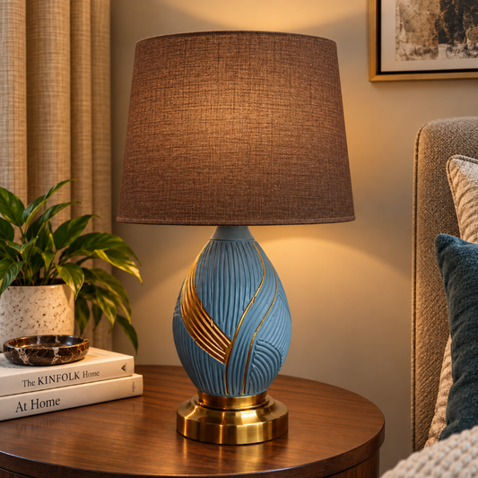 Marrakesh Table Lamp Dark Brown Trendy Home