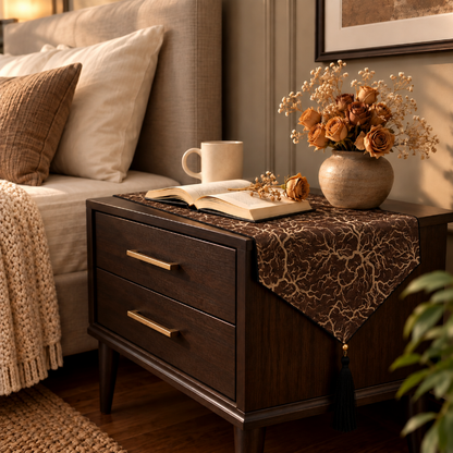 Shanghai - Khaki Bed Side Table Accent Trendy Home
