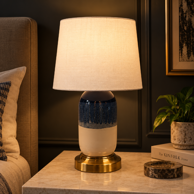 The Horizon Table Lamp White Trendy Home
