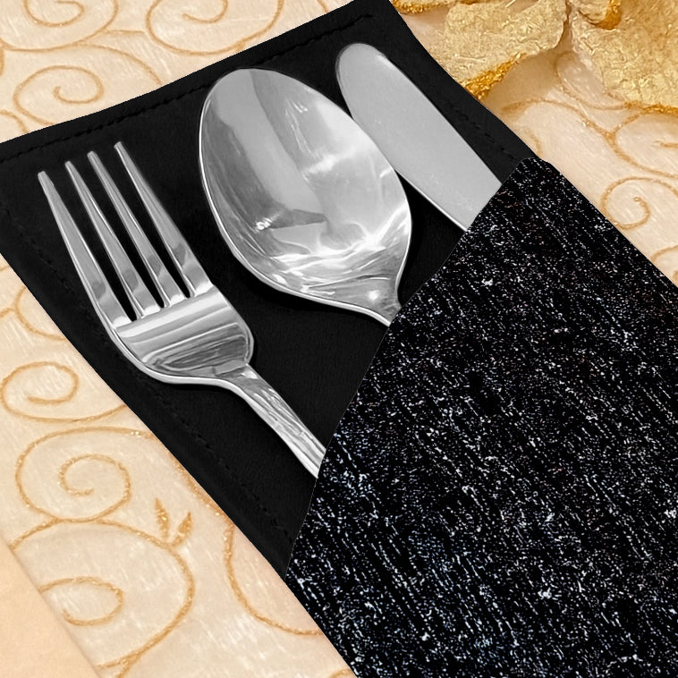Shanghai - Siyah Cutlery Pouch Trendy Home