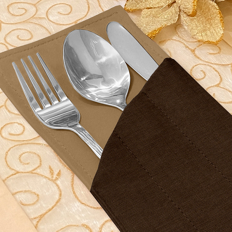 Fine Jute - Espresso Cutlery Pouch Trendy Home