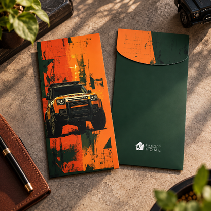 Rust & Rugged Envelope Trendy Home