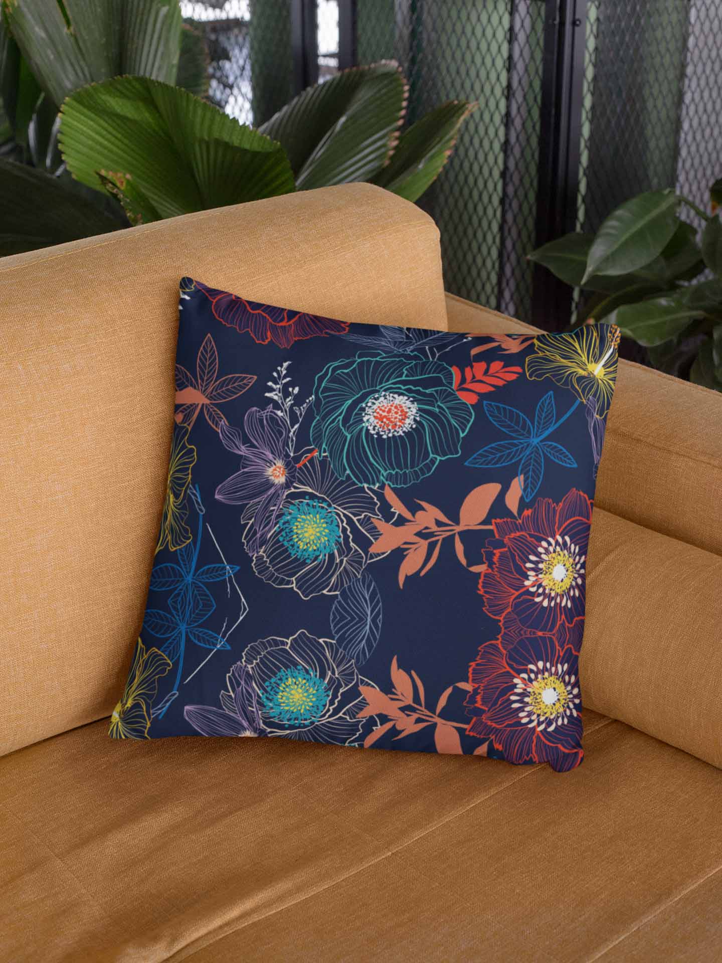 Floral Galaxy Cushion Cover Clearance Sale 2024