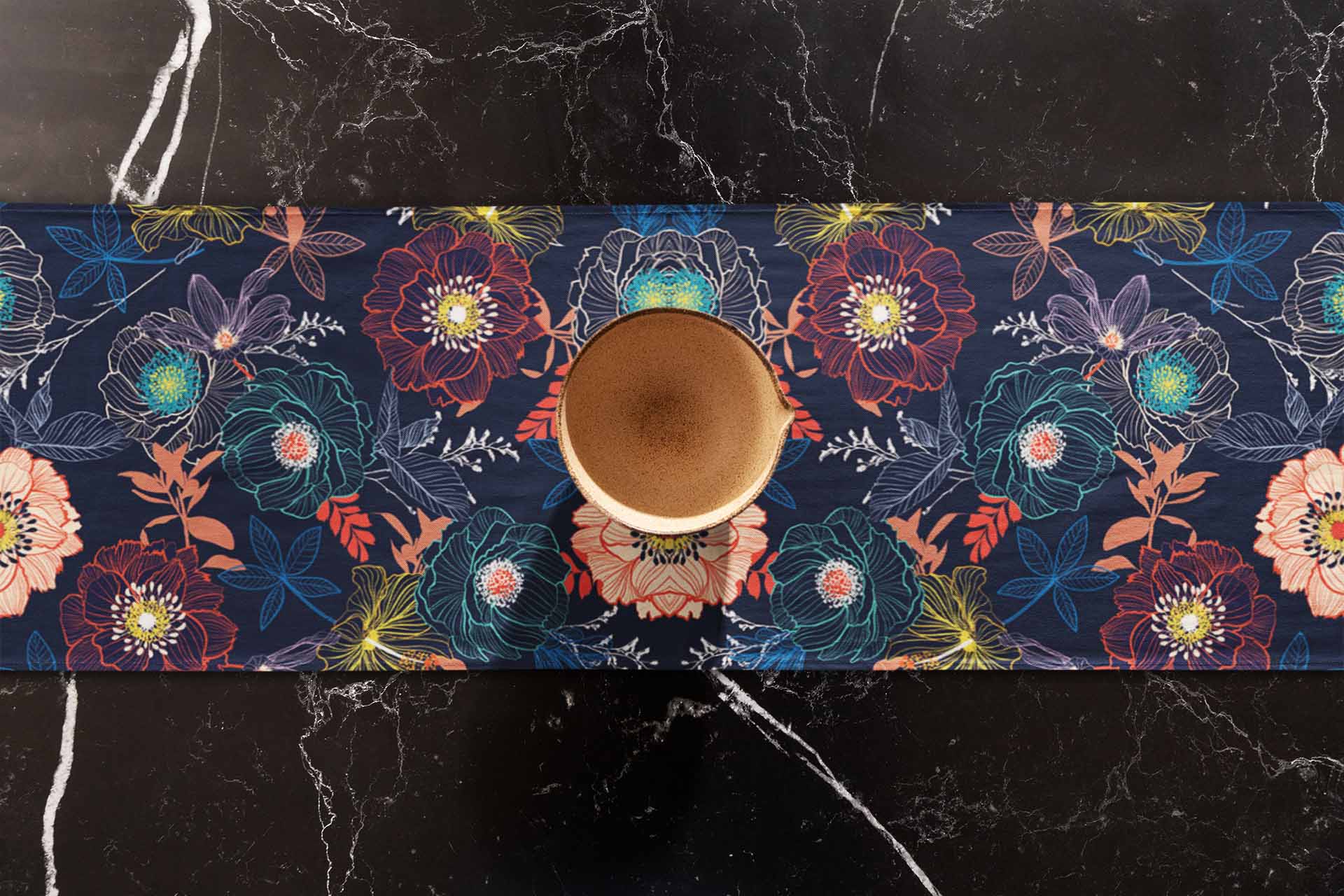 Floral Galaxy Table Runner table runner sale