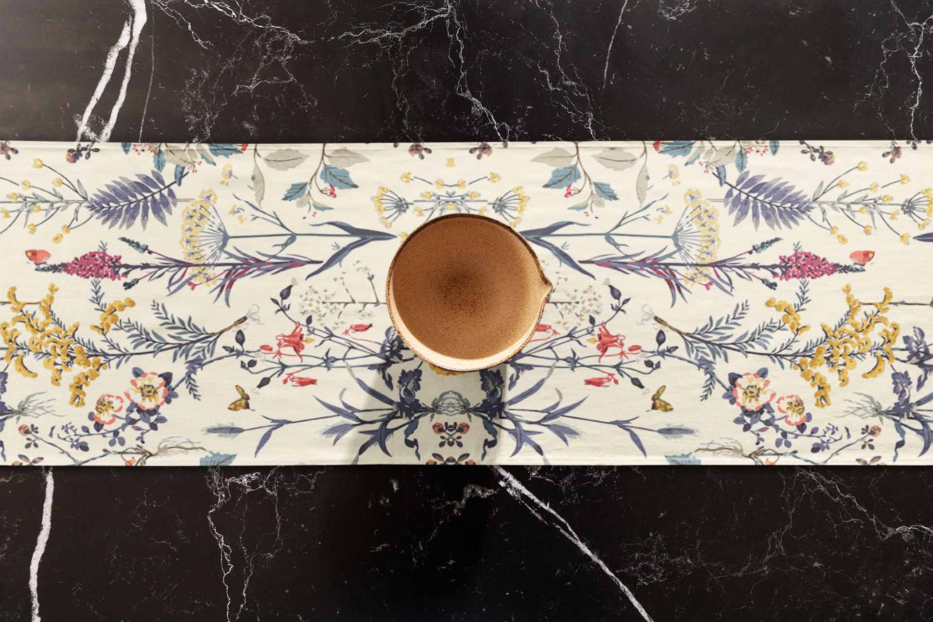 Floral Jersey Table Runner Trendy Home