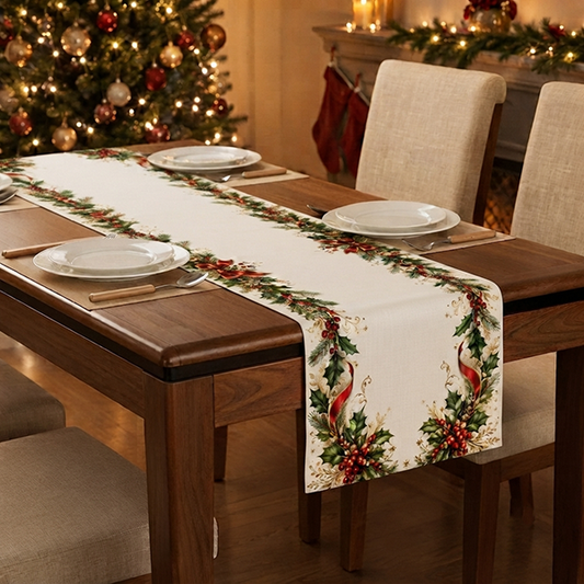 Printed - Festive Table Runner