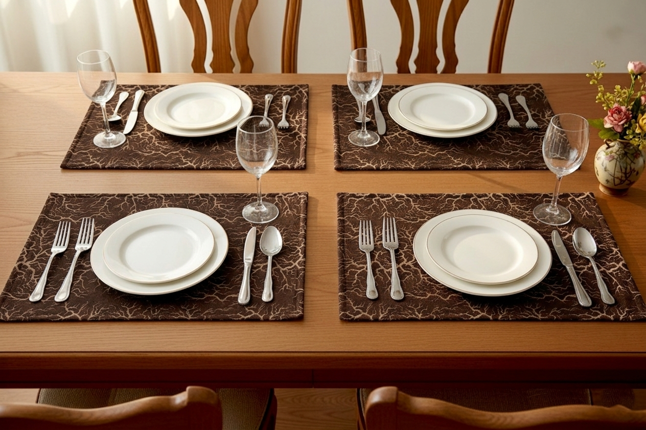 Shanghai - Khaki Table Mat Trendy Home