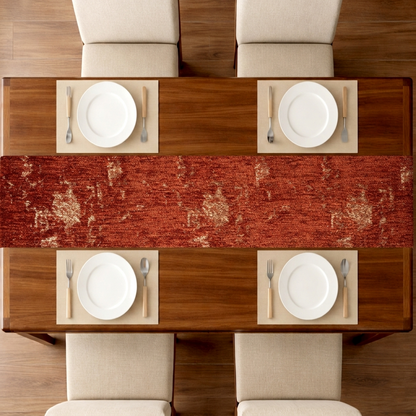 Shanghai Velvet - Rust Table Runner Trendy Home