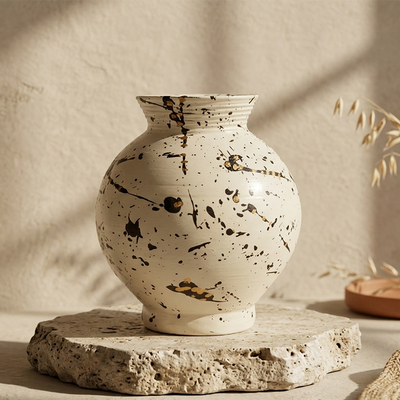 Belly Jar - Ivory Studio Vase Trendy Home